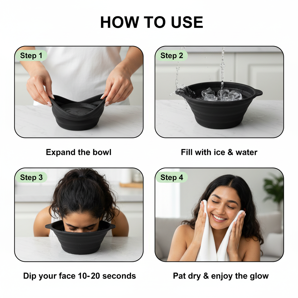 Ice Facial Bowl - How to Use Upgraded